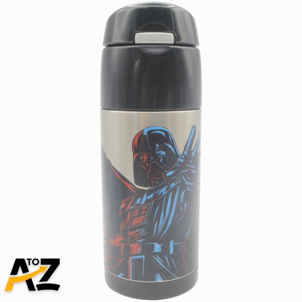 NEW Star Wars Darth Vader Vacuum Insulated Beverage Bottle 12 oz. 2005 TherMax